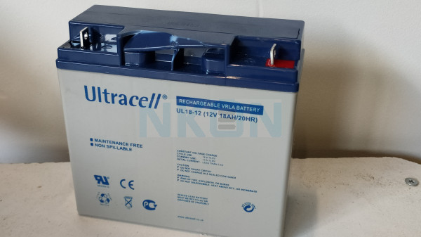 Ultracell 12V 18Ah Lead acid - Optically damaged