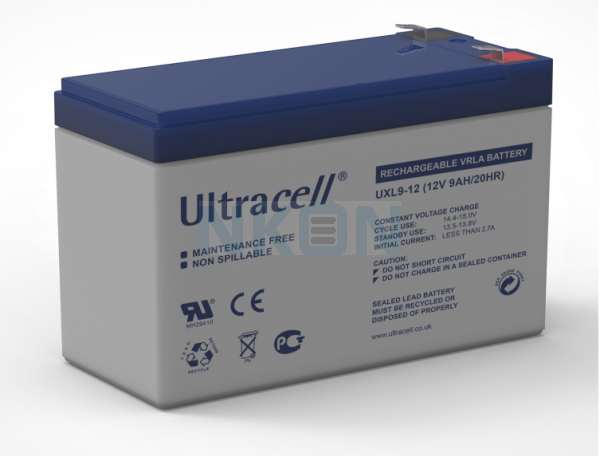 Ultracell UXL9-12 Long life 12V 9Ah Lead acid