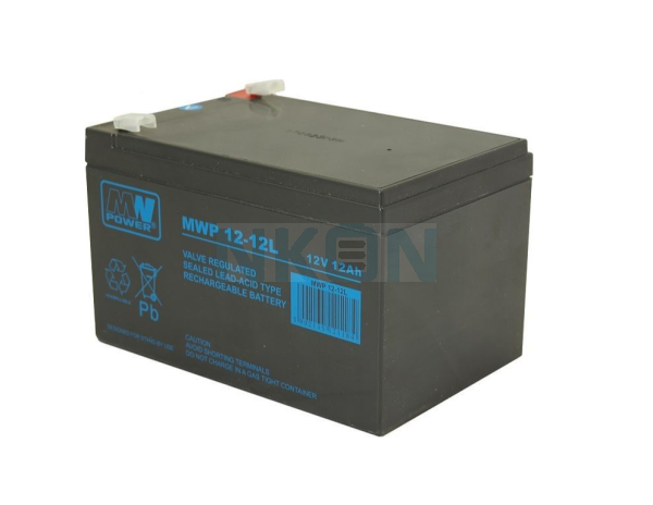 MWPower MWP 12V 12Ah Lead Acid Battery (6.3mm)