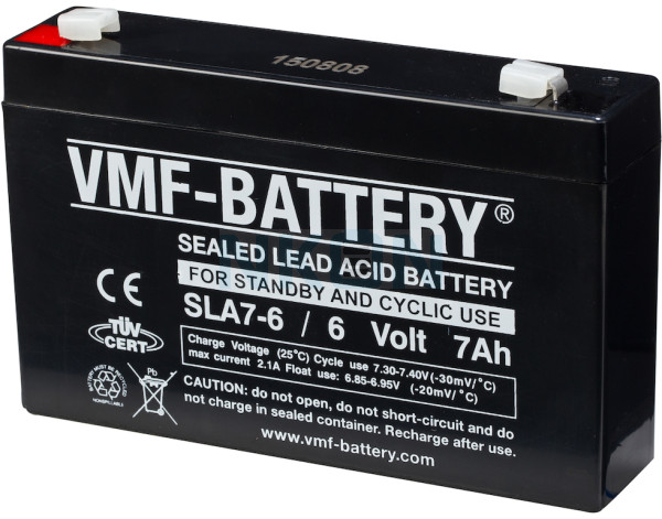 VMF SLA7-6 6V 7Ah lead-acid battery