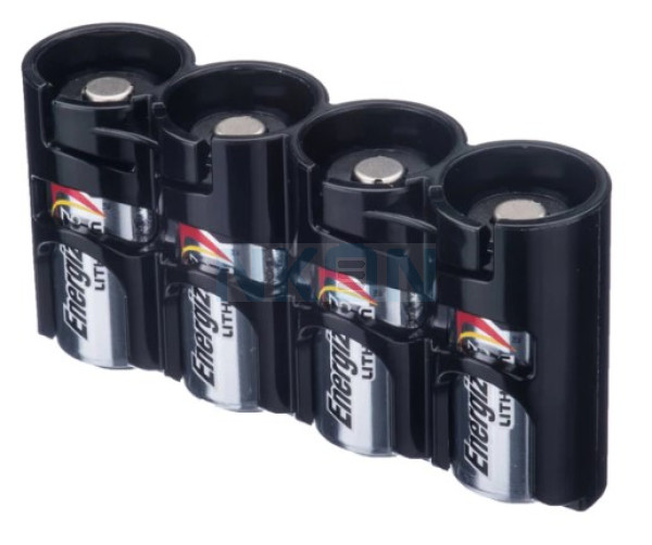 4 D Powerpax Battery case - Black