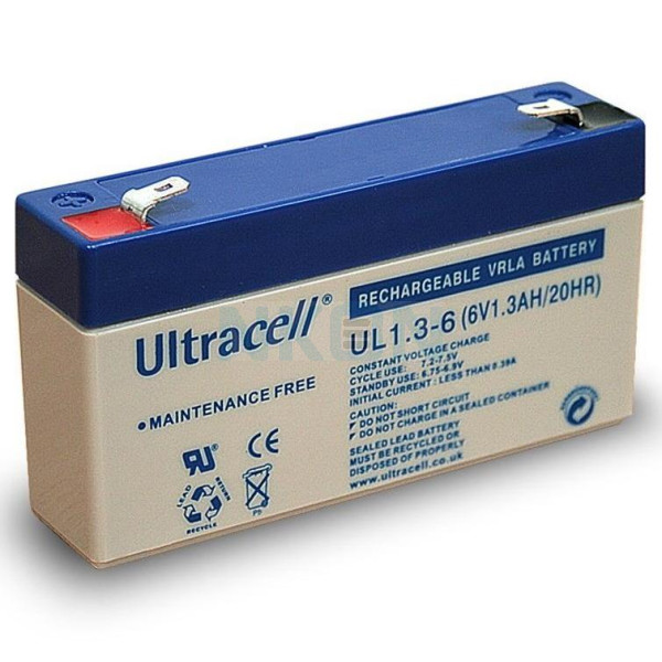 Ultracell 6V 1.3Ah Lead battery