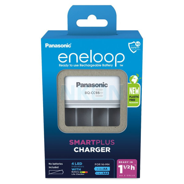Panasonic Eneloop BQ-CC55E battery charger (carton packaging)