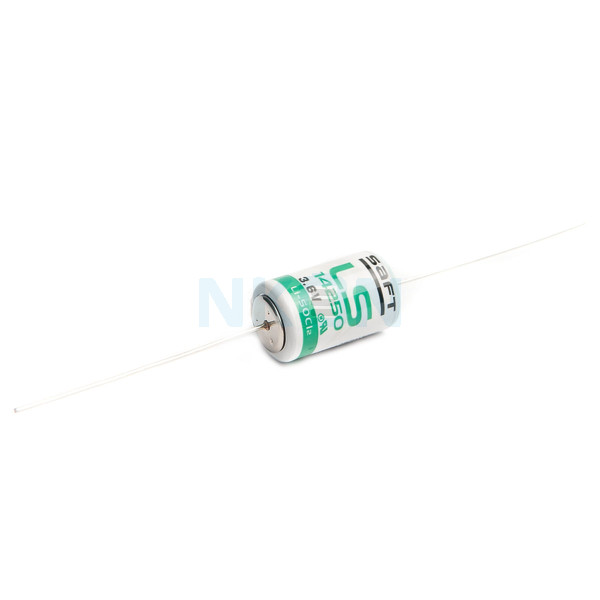 SAFT LS14250 / 1/2 AA with axial solder tags (CNA) - 3.6V