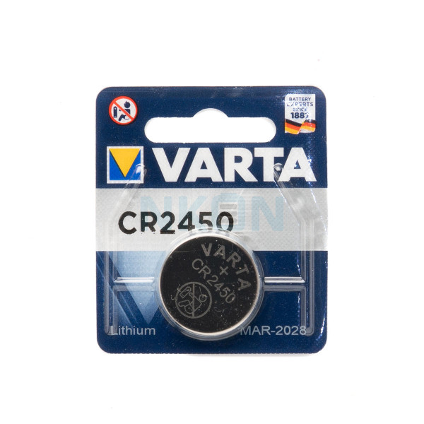 VARTA Lithium Knopfzelle CR2450 3V 1er Blister