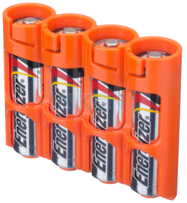 4 AA Powerpax Battery case - Orange