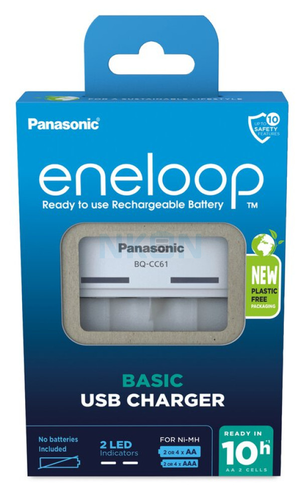 Panasonic Eneloop BQ-CC61 USB battery charger (carton packaging)