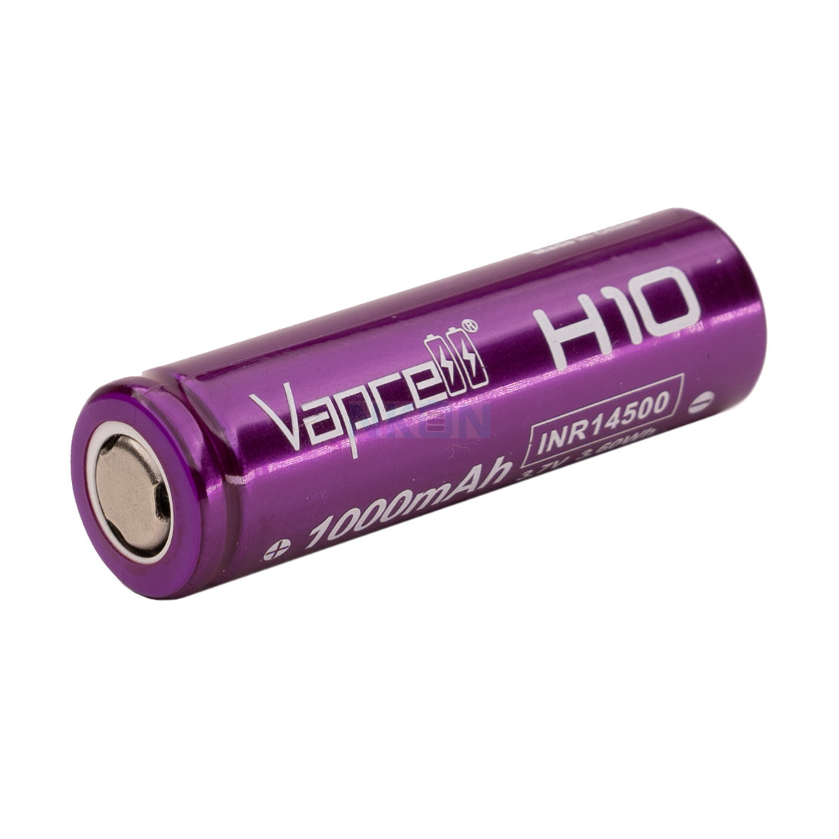 14500 Vapcell INR14500 H10 1000mAh 10A High Discharge Flat Top Li-ion  Battery
