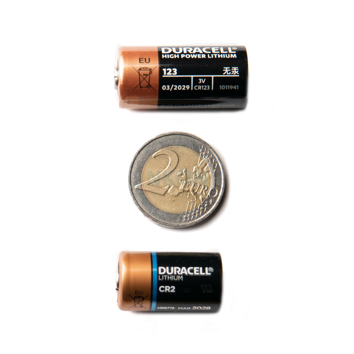 Duracell CR123A 3V Lithium Battery, 1 Count Pack, Long-Lasting Power for  Home Safety and Security Devices, High-Intensity Flashlights, and More