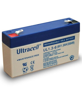 Ultracell UL1.3-6 6V 1.3Ah Lead battery