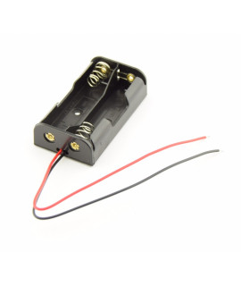 2x AA Battery holder with wires