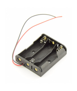 3x AA battery holder with wires