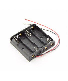 4x AA Battery holder with wires