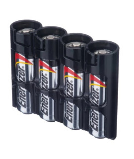 4 AA Powerpax Battery case - Black