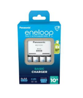 Panasonic Eneloop BQ-CC51E battery charger + 4 AA Eneloop (2000mAh) (Cardboard packaging)