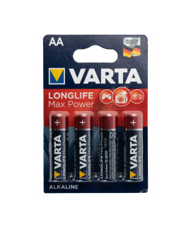 4 AA Varta Longlife Max Power - 1.5V