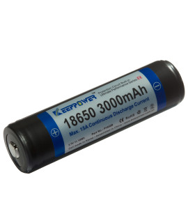 Keeppower 18650 3000mAh (protected) - 15A