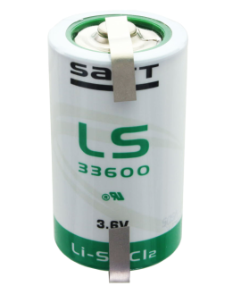 SAFT LS 33600 / D with U-tags - 3.6V