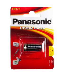 CR123A Panasonic Photo Power - blister - 3V