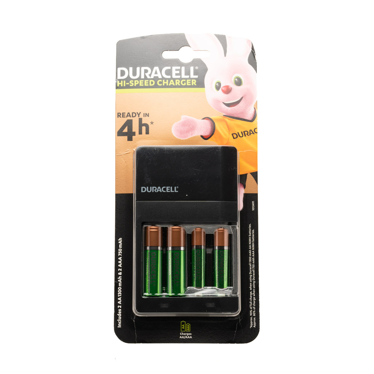 Duracell Chargeur de batterie ion speed ​​1000 (batteries incluses) aa/aaa  nickel metal hydride battery (paquet de 2+2)