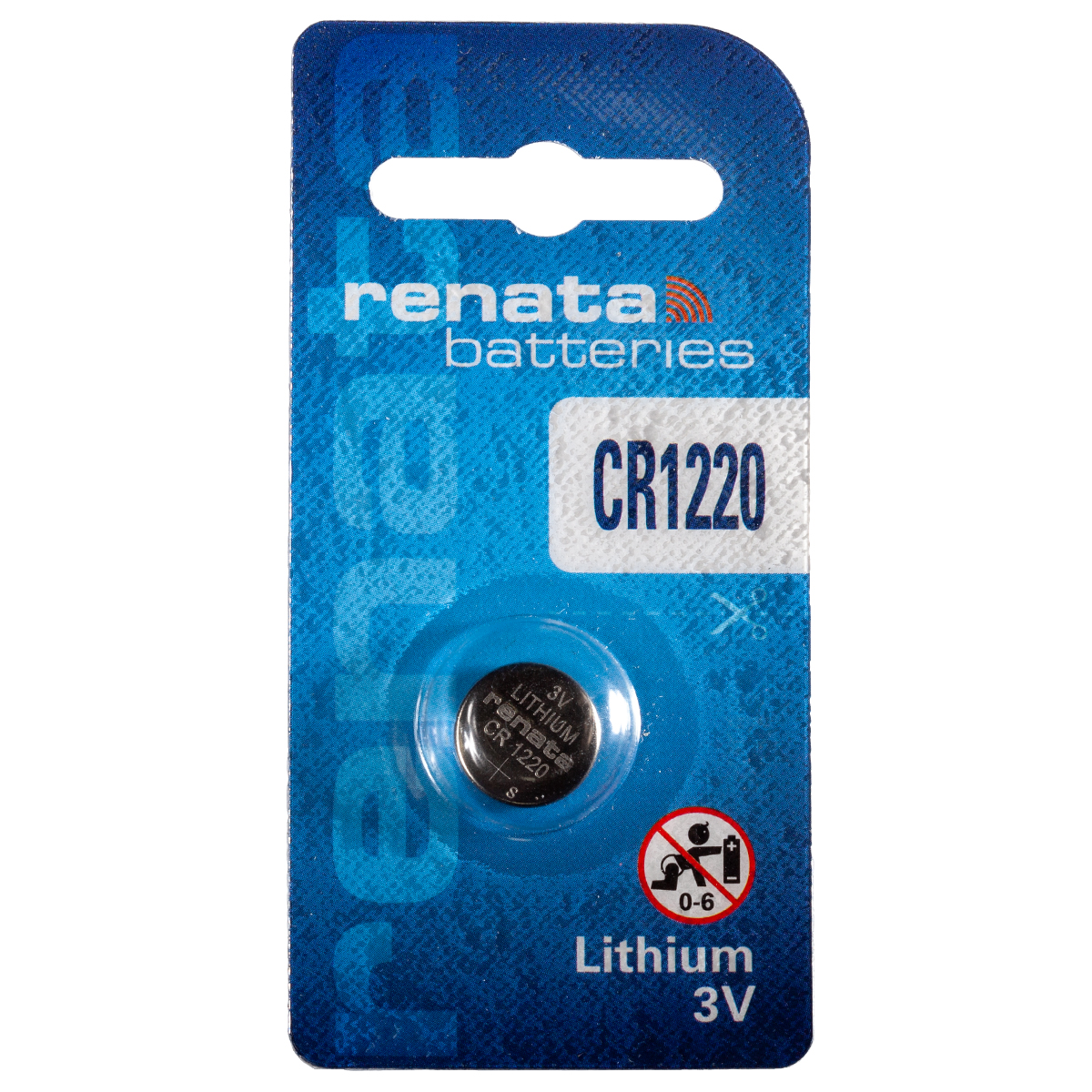 CR1220MFR.IB, Renata Pile-bouton, Lithium, CR1220, 3V, 40mAh, Lot de 400  pièces